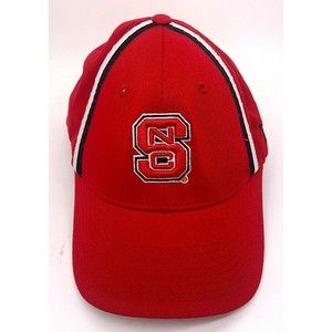 New Era Fits NC State University Baseball Hat Cap Red One Size Adjustable